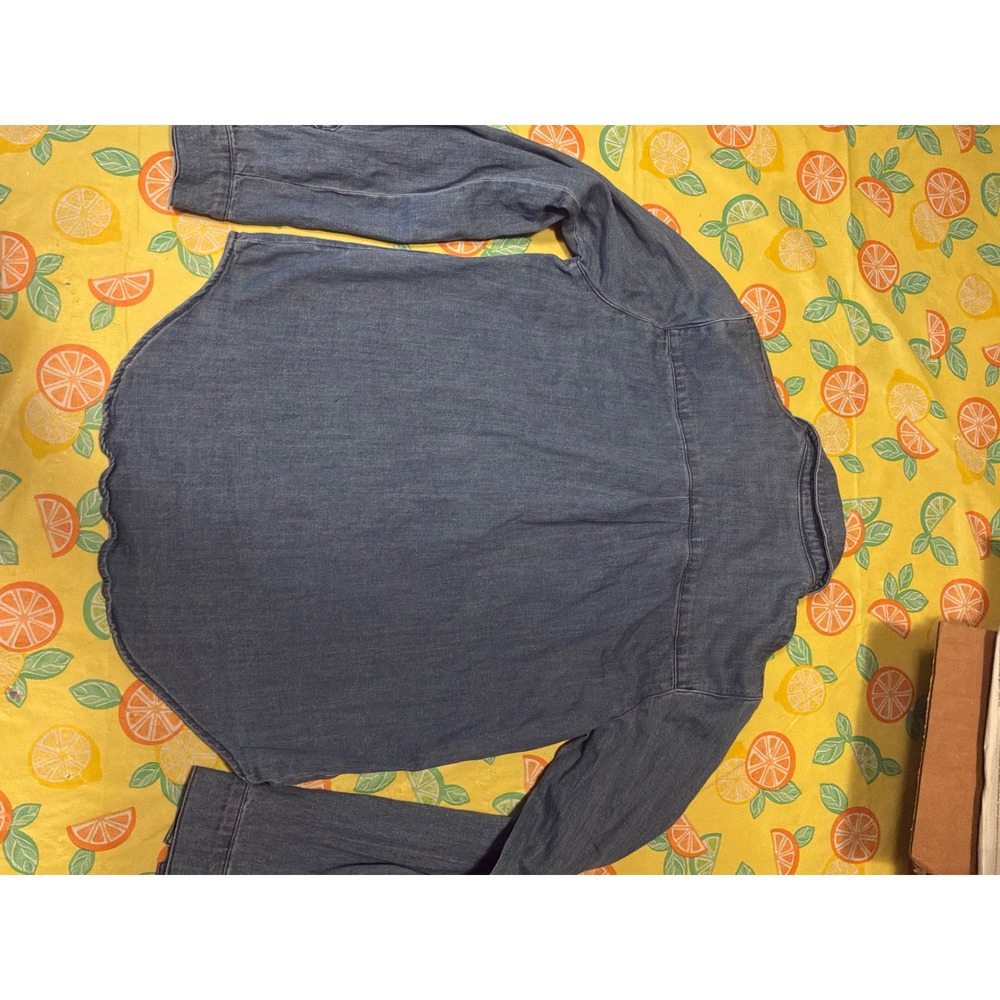 Western Womens Universal Thread Denim Button Down Shirt S Blue - Picture 6 of 6